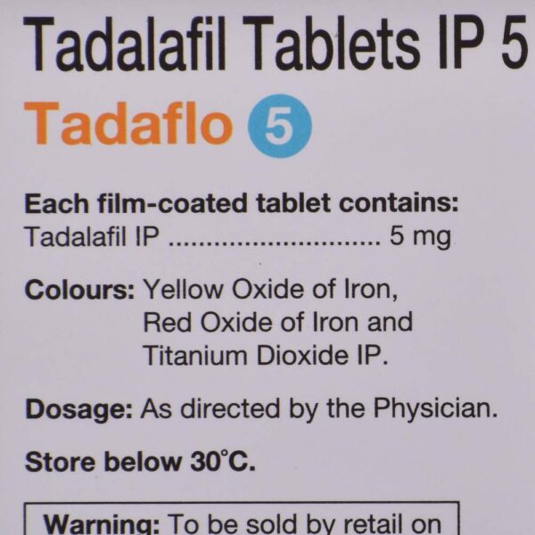 Tadalafil 5mg – Strip of 15 Tablets