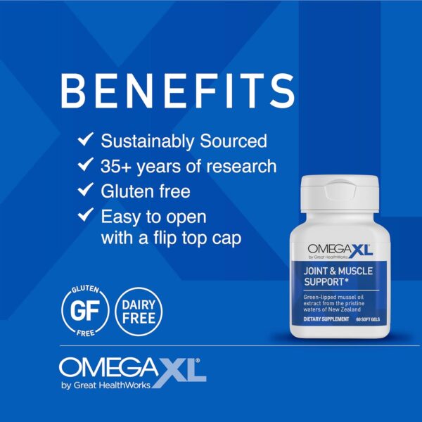 OmegaXL Joint Support Supplement – Natural Muscle Support